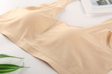 Seamless Rayon Lycra Stretch Vented Mesh Bra with Removable Pads