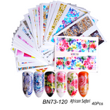 C19 Nail Art Decals in Your Choice of Designs