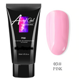 Jelly and Opaque Polyacrylic Gel Nail Builder for  UV/LED Cured Overlays and Extensions