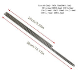 Circular Stainless Steel Knitting Needle Set with Double Pointed and Circular Needles in 11 Sizes (121 total pieces) - Sewing Needles