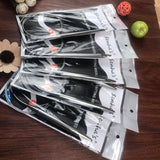 Set of 5 Stainless Steel Circular Knitting Needles Sized 10-15 US (6-10 mm) in Choice of Lengths 17-47 in (43-120cm)