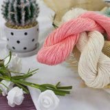 Exquisite 100% Linen Yarn with Over 300 Yards per Hank