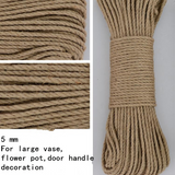 Natural Handmade Jute Rope in Varied Weights