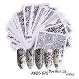 C19 Nail Art Decals in Your Choice of Designs