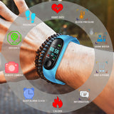 Smart Watch Monitors BLOOD OXYGEN, SLEEP, Heart Rate, Blood Pressure in Addition to Standard Fitness and Social Functions