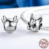 French Bulldog 925 Sterling Silver Charm