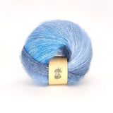 Rainbow Gradient Dyed Mohair Yarn