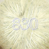 FIVE Balls of Sequin Flash Wool Blend Yarn