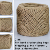 Natural Handmade Jute Rope in Varied Weights