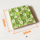 Calico Cotton Charm Pack 50 pieces 4" (10cm) Squares