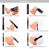 Stylish 15 Piece Stainless Steel Professional Quality Manicure Pedicure Tool Set