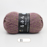 Mohair Wool Marled Tweed Yarn 100 g