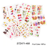 C19 Nail Art Decals in Your Choice of Designs