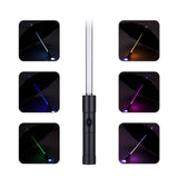 Windproof  Golf Umbrella with LED Lightsaber Handle and Flashlight