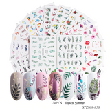 C19 Nail Art Decals in Your Choice of Designs