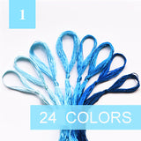 Eight Skeins of High Quality Silk Embroidery  Floss