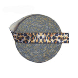Five Yards 5/8" Leopard Print Fold Over Elastic