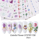 C19 Nail Art Decals in Your Choice of Designs