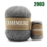 Premium 100% Mongolian Cashmere Yarn - 2903 medium ash - cashmere yarn