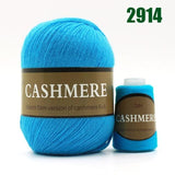 Premium 100% Mongolian Cashmere Yarn - 2914 Carribean blue - cashmere yarn