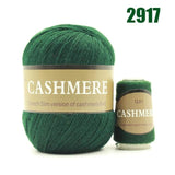 Premium 100% Mongolian Cashmere Yarn - 2917 dark green - cashmere yarn