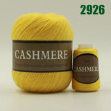 Premium 100% Mongolian Cashmere Yarn - 2926 sunny yellow - cashmere yarn