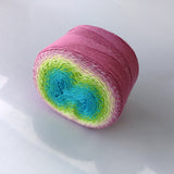 Ever Changing Cotton Blend Cake Yarn: 1000m/1094yd Sport Yarn