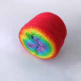 Ever Changing Cotton Blend Cake Yarn: 1000m/1094yd Sport Yarn