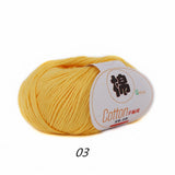 2 balls of 100% Cotton Sport Weight Yarn in 28 Colors