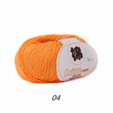 2 balls of 100% Cotton Sport Weight Yarn in 28 Colors