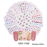Water Transfer Nail Decal Collection of up to 40 Sheets in Your Choice of Several Themes
