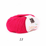 2 balls of 100% Cotton Sport Weight Yarn in 28 Colors