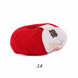 2 balls of 100% Cotton Sport Weight Yarn in 28 Colors