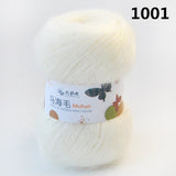 Fluffy Sport Weight Mohair/Acrylic  Yarn with Excellent Yardage