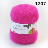 Fluffy Sport Weight Mohair/Acrylic  Yarn with Excellent Yardage