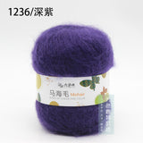 Fluffy Sport Weight Mohair/Acrylic  Yarn with Excellent Yardage