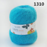Fluffy Sport Weight Mohair/Acrylic  Yarn with Excellent Yardage