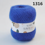 Fluffy Sport Weight Mohair/Acrylic  Yarn with Excellent Yardage