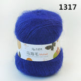 Fluffy Sport Weight Mohair/Acrylic  Yarn with Excellent Yardage