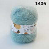 Fluffy Sport Weight Mohair/Acrylic  Yarn with Excellent Yardage
