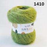 Fluffy Sport Weight Mohair/Acrylic  Yarn with Excellent Yardage