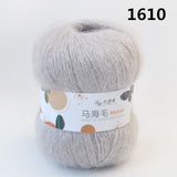 Fluffy Sport Weight Mohair/Acrylic  Yarn with Excellent Yardage
