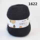 Fluffy Sport Weight Mohair/Acrylic  Yarn with Excellent Yardage