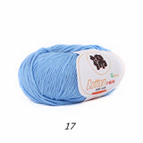 2 balls of 100% Cotton Sport Weight Yarn in 28 Colors