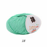 2 balls of 100% Cotton Sport Weight Yarn in 28 Colors