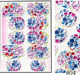 Single Sheet of 3D Raised Design Decals