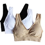 Comfortable Seamless Wireless Bra - 3 Pack