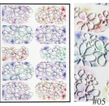 Single Sheet of 3D Raised Design Decals