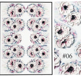 Single Sheet of 3D Raised Design Decals