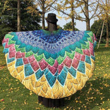 Butterfly Peacock Owl Print Chiffon Beach Wrap Cape